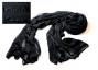 Black Silky Knit Scarf